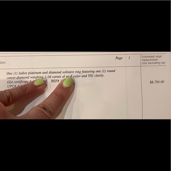 💎 Host Pick Diamond Engagement ring/Wedding band - Picture 5 of 8